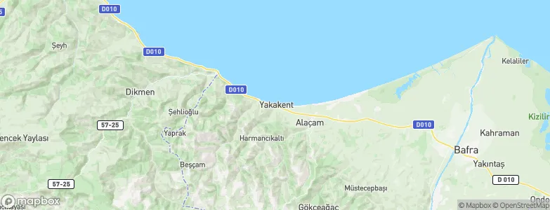 Yakakent, Turkey Map