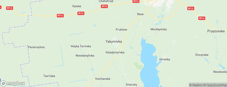 Yakymivka, Ukraine Map