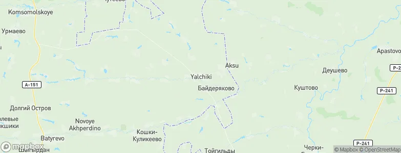 Yal'chiki, Russia Map