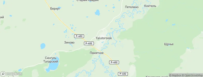 Yalutorovsk, Russia Map