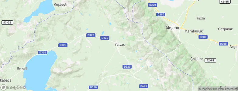 Yalvaç, Turkey Map