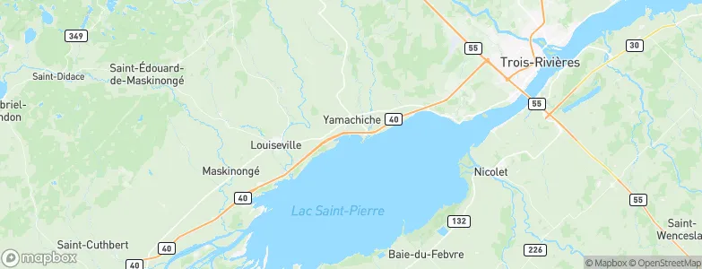 Yamachiche, Canada Map