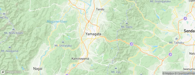 Yamagata, Japan Map