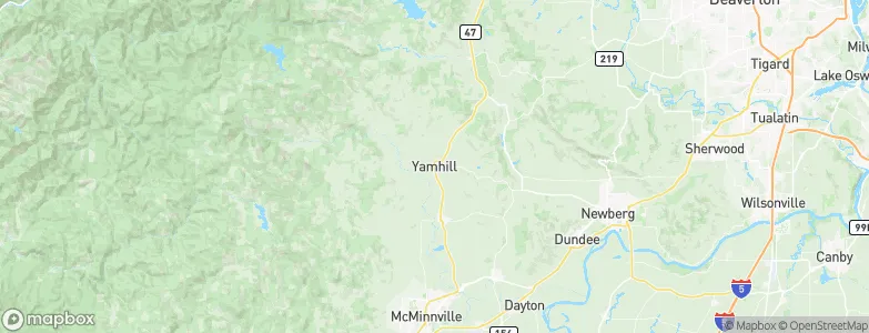 Yamhill, United States Map