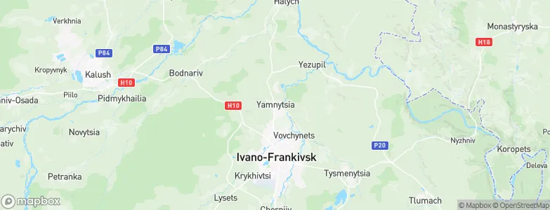 Yamnytsya, Ukraine Map