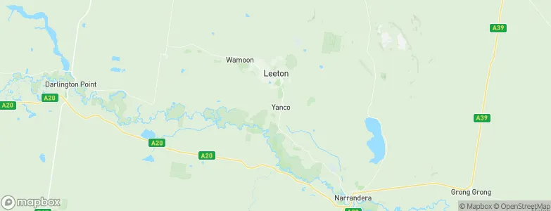 Yanco, Australia Map