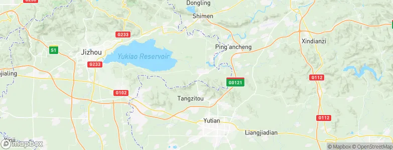 Yangezhuang, China Map