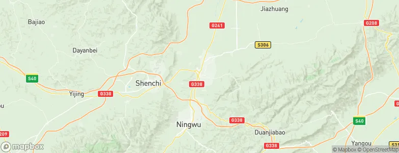 Yangfangkou, China Map