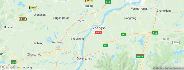 Yanghuxiang, China Map