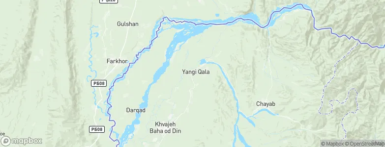 Yangī Qal‘ah, Afghanistan Map