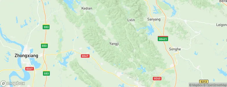Yangji, China Map
