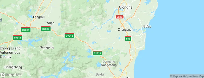 Yangjiang, China Map
