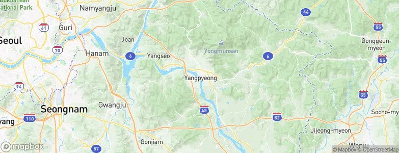 Yangp'yŏng, South Korea Map