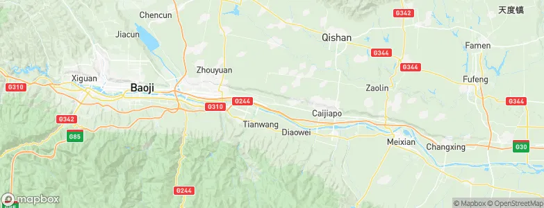Yangping, China Map