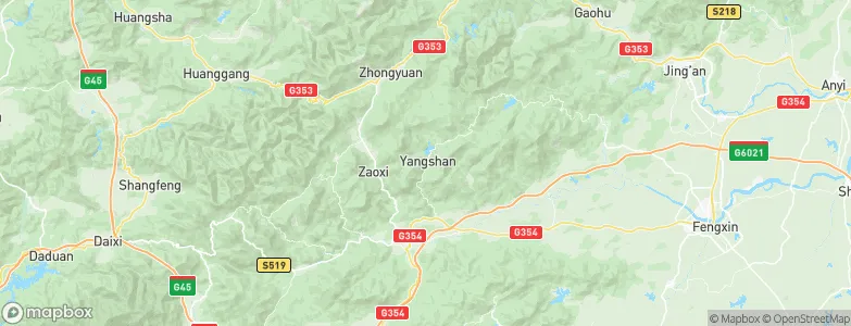 Yangshan, China Map