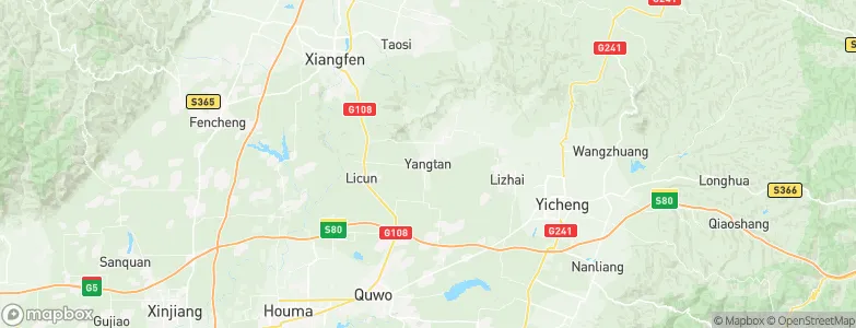 Yangtan, China Map