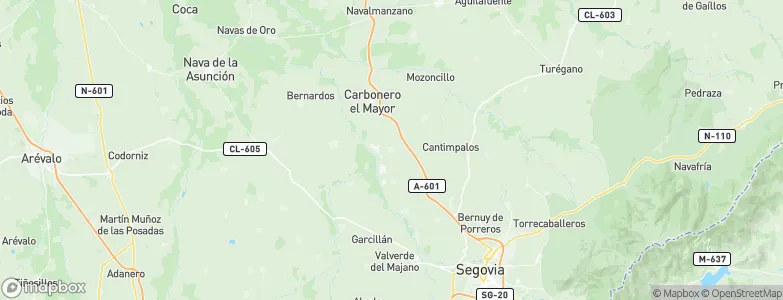 Yanguas de Eresma, Spain Map