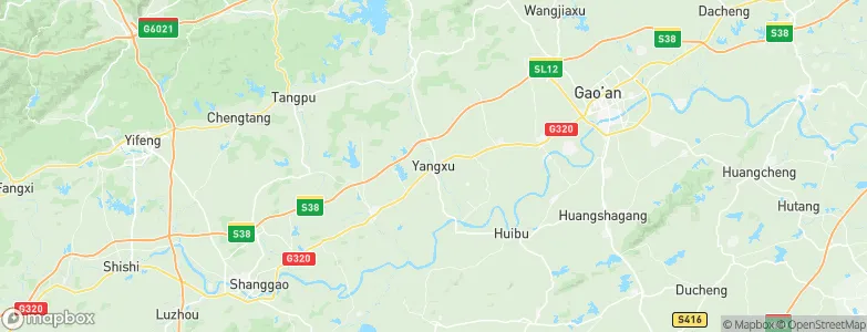 Yangxu, China Map