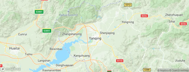 Yanqing, China Map