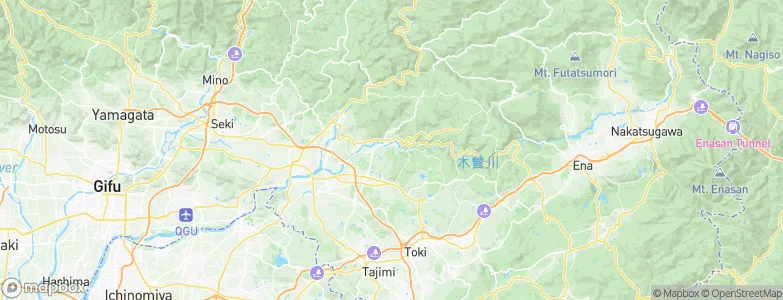Yaotsu, Japan Map