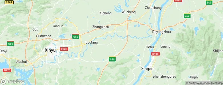 Yaoxu, China Map