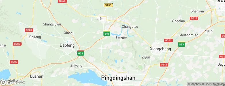 Yaozhuang, China Map