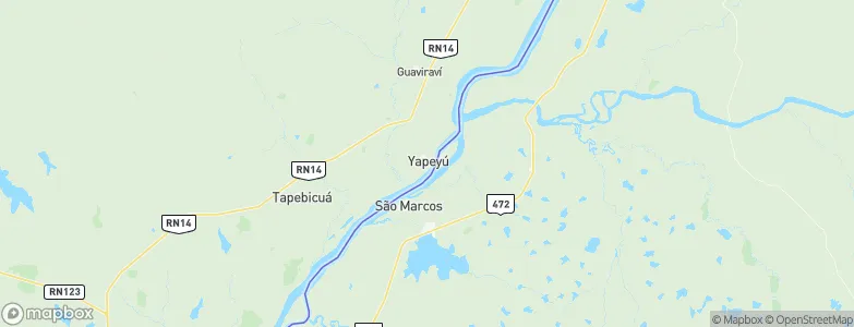 Yapeyú, Argentina Map
