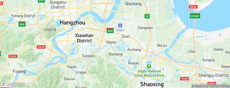 Yaqian, China Map