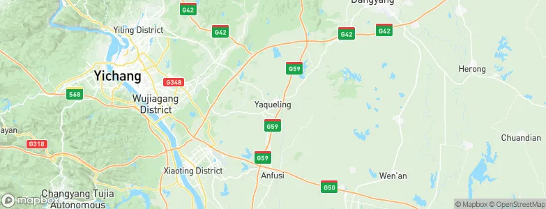 Yaqueling, China Map