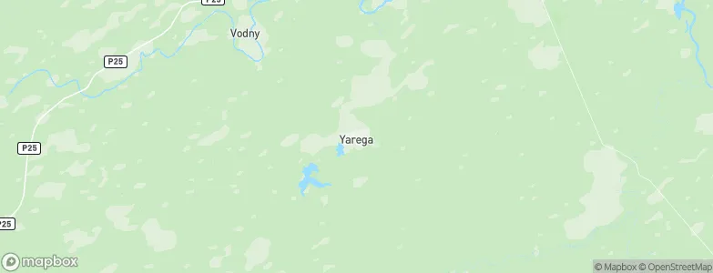 Yarega, Russia Map