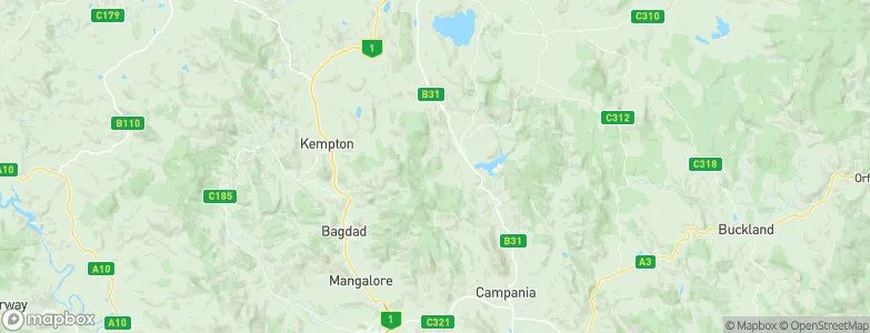 Yarlington, Australia Map