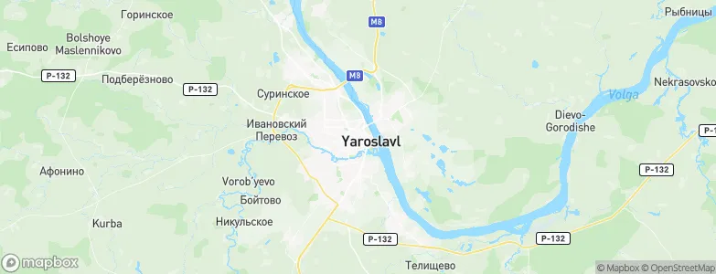 Yaroslavl, Russia Map