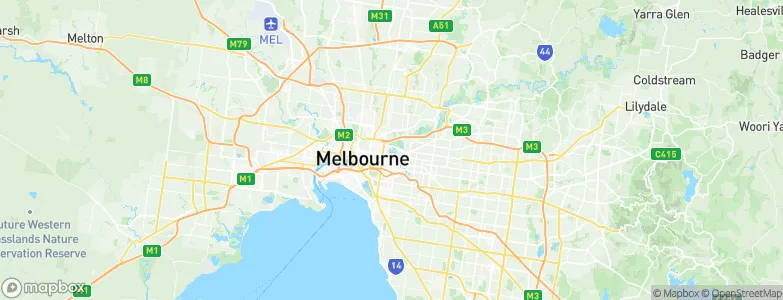 Yarra, Australia Map