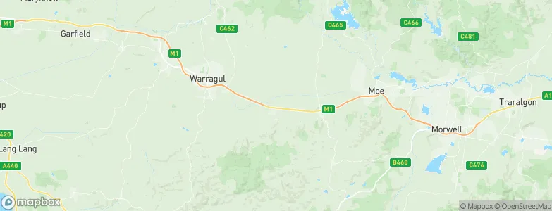 Yarragon, Australia Map