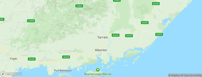 Yarram, Australia Map