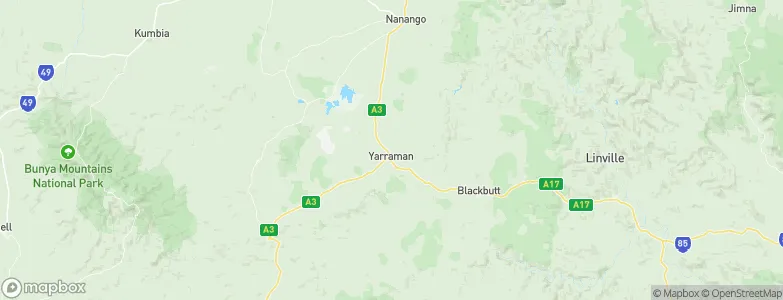 Yarraman, Australia Map