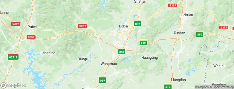 Yashan, China Map