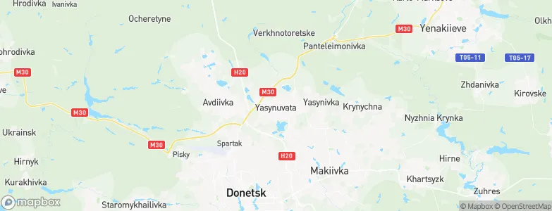 Yasinovataya, Ukraine Map