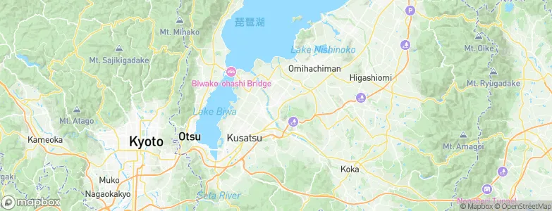 Yasu-shi, Japan Map