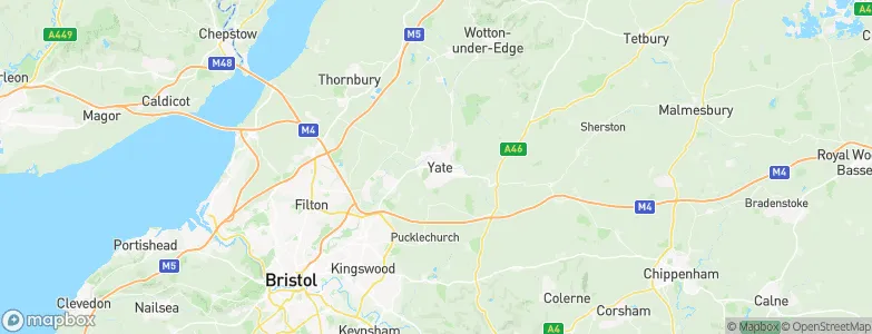 Yate, United Kingdom Map