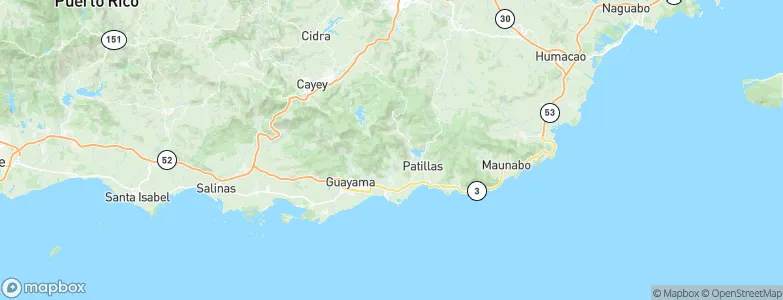 Yaurel, Puerto Rico Map