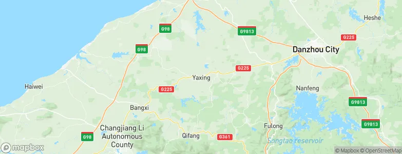 Yaxing, China Map