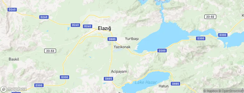 Yazıkonak, Turkey Map