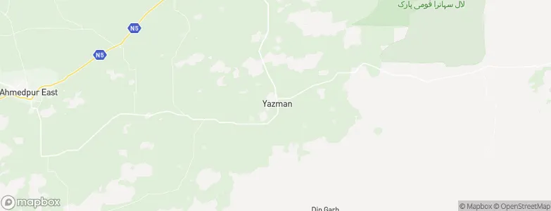 Yazman, Pakistan Map