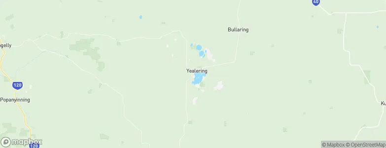 Yealering, Australia Map