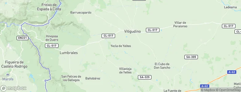 Yecla de Yeltes, Spain Map