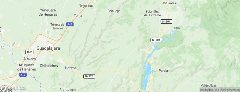 Yélamos de Arriba, Spain Map