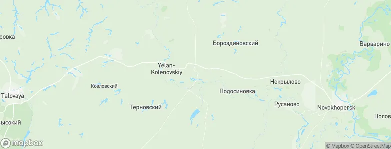 Yelan’-Koleno, Russia Map