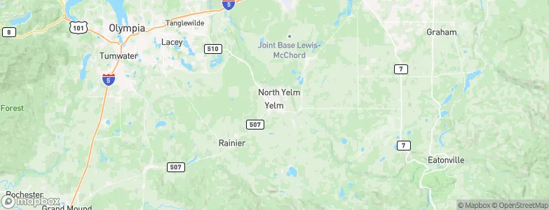 Yelm, United States Map