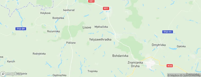 Yelyzavethradka, Ukraine Map